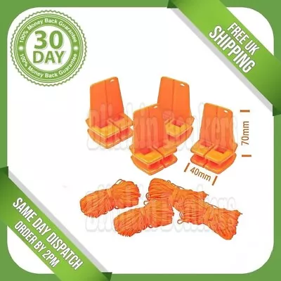 £6.89 • Buy 4 Corner Block 36m Long Builders Brick Laying String Cord Line Brickies L Shaped