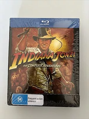 Indiana Jones The Complete Adventures Collection Blu-ray Boxset | Harrison Ford • $38.30