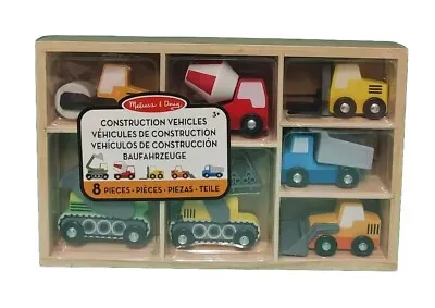Melissa & Doug - Construction Vehicles - 8 Pieces - 3+ - 13180 ⭐️⭐️⭐️⭐️⭐️ ✅️ • £17.49