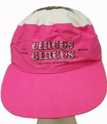 Vtg Las Vegas CIRCUS CIRCUS Casino Snapback Painters Hat Cap Clown Crest Reno NV • $6