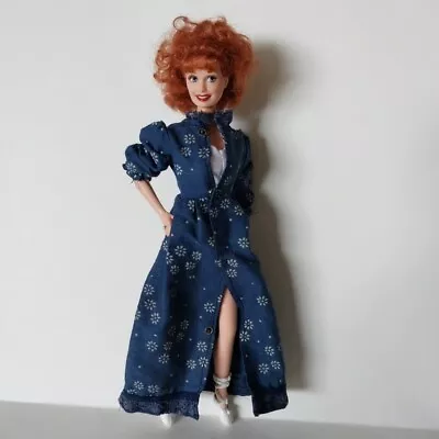 Vintage Barbie Twist-n-Turn Doll 11.5  ReStyled Full Outfit Ring Red Curly Hair • $32.95