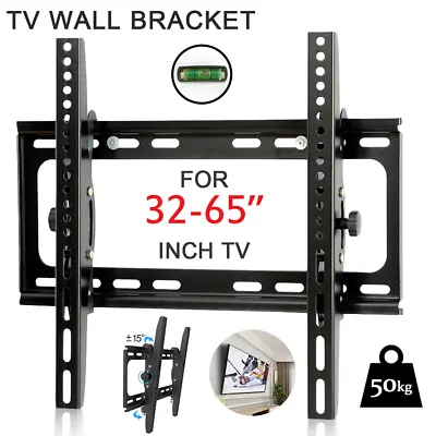 $17.65 • Buy TV Wall Mount Bracket Tilt Slim LCD LED 32 40 42 47 50 55 60 Inch