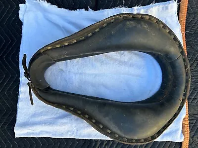 ANTIQUE Genuine Leather Horse Mule Ox Collar Harness Primitive Yoke WESTERN • $39