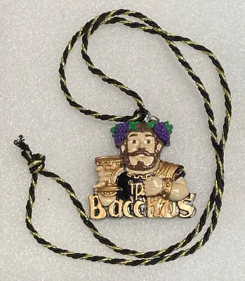 Vintage KREWE OF BACCHUS Mardi Gras Medallion Necklace • $6