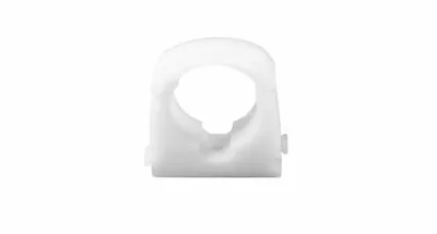 Talon Single Hinged Pipe Clip Hanger Retainer 10mm 15mm Plastic White • £0.99