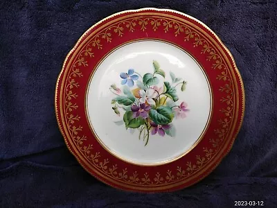 £18 • Buy Antique Fine Quality English China Cabinet Flower Plate C19th Coalport Minton ?