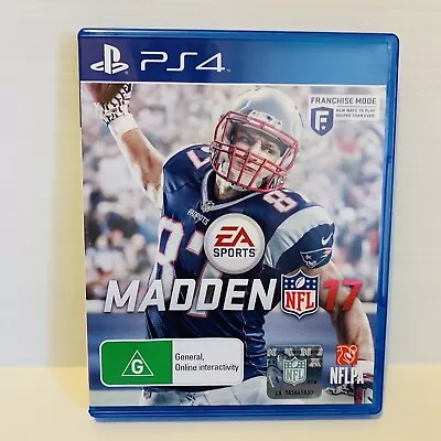 Madden NFL 17 - Playstation 4 PS4 - Tested & Working! NFL Sports - Free Postage! • $7.14