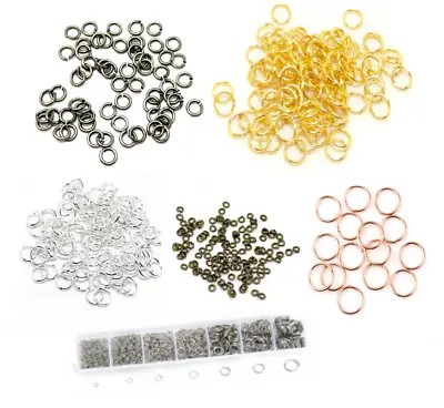 100 Open Jump Circle Rings - Jewellery Making Findings - Various Colours / Sizes • £3.59