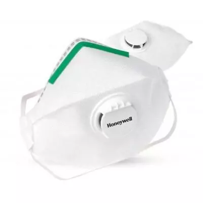 Honeywell 4000 Disposable Fold Face Mask W Valve P2 (N95) - Box Of 10 • $39.95