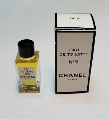 Vintage Chanel No 5 Eau Toilette 4.5 ML In Box Miniature Collectible  • $34.99