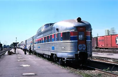 AMTRAK Budd Dome-Observation 9310 Original Kodak Slide--Ex. Wabash • $4.99