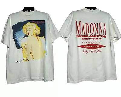 Madonna Blond Ambition World Tour T Shirt Full Size S-5XL • $26.98