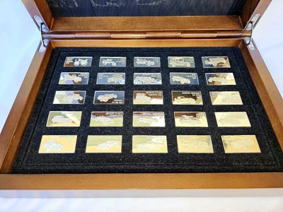 £1327.25 • Buy FRANKLIN MINT, Greatest Mercedes Cars, Sterling Silver – Complete Set W/ Case