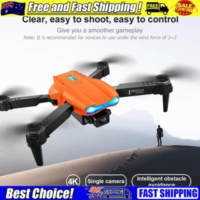 $43.44 • Buy Aeroplane USB Charging FPV Drones For Boys Girls ( Orange 3Battery 1 Camera)