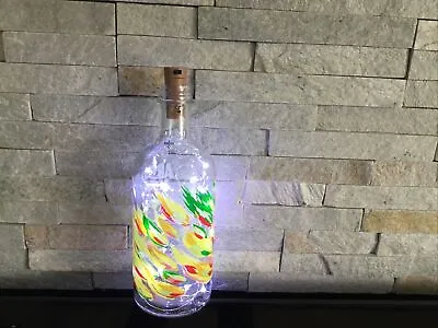 Absolute Mango Vodka Bottle White LED Lights Gift Home Decor • £7.99