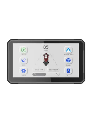 7  Screen Motorcycle Wireless Apple Carplay Portable GPS Navi Waterproof IPX7 • $199.99