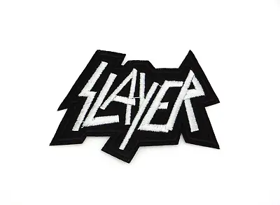 £2.70 • Buy Slayer Iron On Sew Embroidered Patch Badge Collectable Rock Metal Band Music