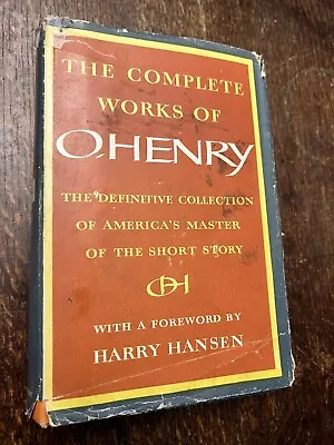 The Complete Works Of O. Henry VOLUME II  1953 Hardcover With Jacket • $8