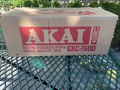 Vintage Akai GXC-760D Cassette Tape Deck 3 Head 3 Motor Dolby System - Read Pls! • $300