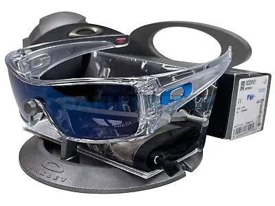 ✅🕶️ Oakley Batwolf 009101 Clear/ice Iridium Sunglasses With Extra Icons (23) • $199