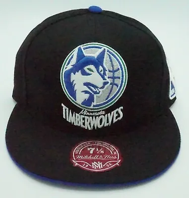 NBA Minnesota Timberwolves Mitchell & Ness Adult Fitted Cap Hat Beanie M&N NEW • $33.99