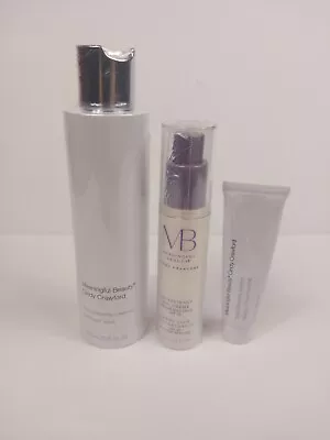 Meaningful Beauty Cindy Crawford Lot Skin Softening Cleanser Day Cream & Masque • $49