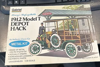 VINTAGE Gabriel 1912 Model T Depot Hack Metal Kit Model • $69.99