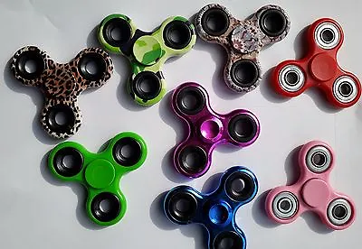 Fidget Hand/ Finger Spinner Steel Bearing Pocket Desk Focus ADHD Stress Relief • £4.99