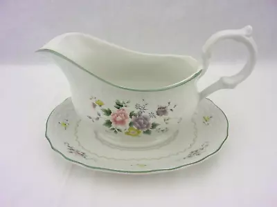 Mikasa Renaissance Antique Rose Gravy Boat & Underplate D4952  • $69.99