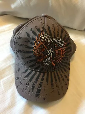 Miami Ink  Cap Hat Brown Embroider One Size Fits Most Adjustable Strap • $9.99