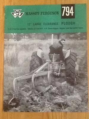£18.50 • Buy Ferguson Plough Brochure ....................... Original Sales Pamphlet Leaflet