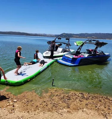 $2299 • Buy Commercial Grade Drop Stitch Inflatable Boat Dock Pontoon Malibu Mastercraft