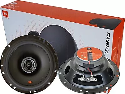 Pair Of JBL STAGE 2 624 6.5  2 Way Speakers 240 Watt 6-1/2  With Grilles • $64.94