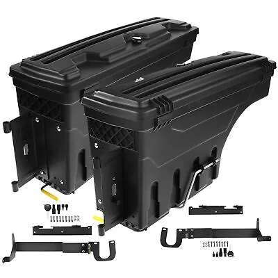 2x Rear LH & RH Truck Bed Storage Box Tool Box W/ Lock For Ford Ranger 2019-2021 • $246.99