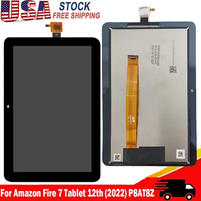 LCD Display Touch Screen Digitizer For Amazon Fire 7 Tablet 12th Gen 2022 P8AT8Z • $38.86