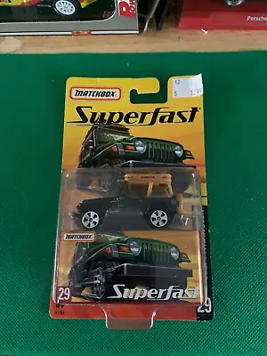 Matchbox Superfast - Jeep Wrangler - #29 - 2005 B475 • $27.99