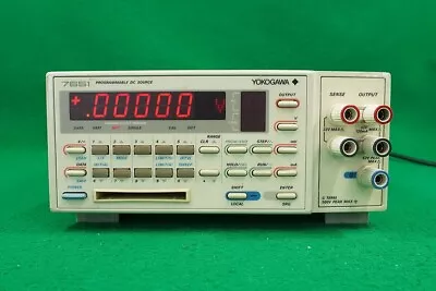 YOKOGAWA 7651 Standard High Precision DC Voltage Current Source • $699.98