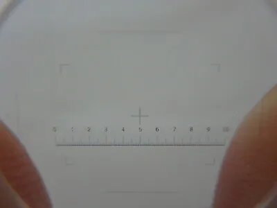 Eyepiece Graticule 19mm For Microscope- 1cm=100divs + Frame + Cross + 4lines • £35