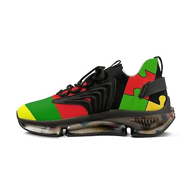 Men's Caribbean Rasta Colors Mesh Sneakers • $56.28