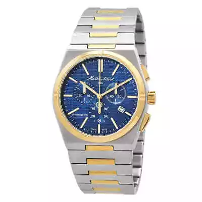 Mathey-Tissot Zoltan Chrono Chronograph Quartz Blue Dial Men's Watch H117CHBBU • $209.98