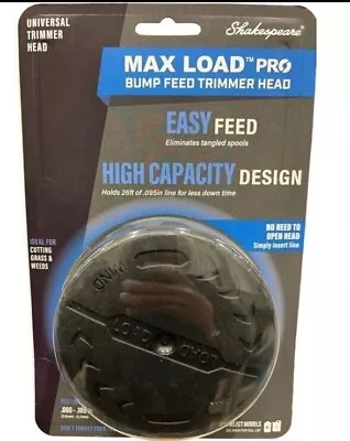 Shakespeare Max Load Pro Bump Feed Replacement Trimmer Head 17298 Shakespeare • $17.89