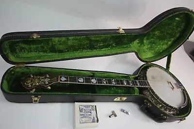 Vega Vegaphone De-luxe 1926 Plectrum 4-string Banjo Fancy Origal Lifton Case • $2735