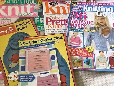 Knitting Magazines Job Lot • £2.50