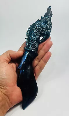 Big Naga Leklai Dragon Knife Meed Mor Magic Sword Amulet Best Protect Talismans • $139