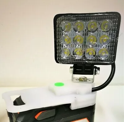 £48.74 • Buy AEG 18v LED Light Work Light Flood Light Spot Light Torch Power Gauge Indicator