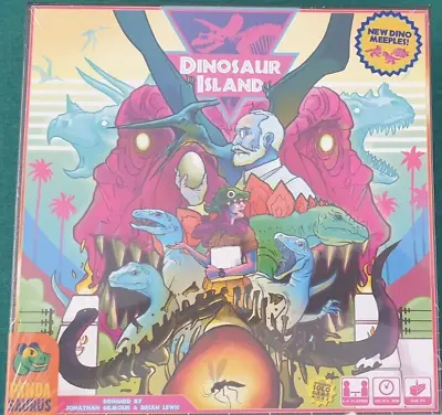 Dinosaur Island Board Game - Pandasarus Games - NIS - Solo Mode & Meeples • $24.99