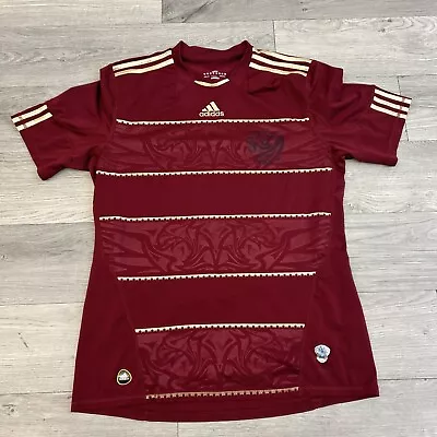 Russia National Soccer Jersey Adult Medium Home 2010 Maroon Gold Adidas Official • $49.95