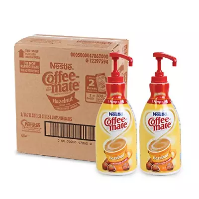 Nestle Coffee-mate Coffee Creamer Hazelnut 50.7 Fl Oz Pack Of 2 • $32.10