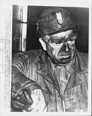 1952 Press Photo United Mine Workers President John L. Lewis At A Mine In IL • $15.99