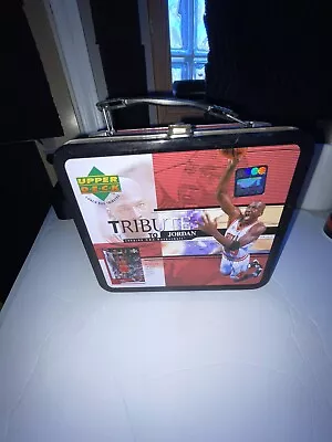 1999 Upper Deck Tribute To Michael Jordan Metal Lunchbox No Cards • $12